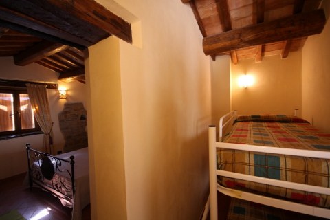 Camera con letto a castello
