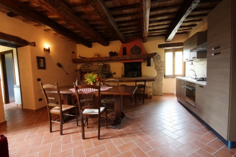 La sala e la cucina