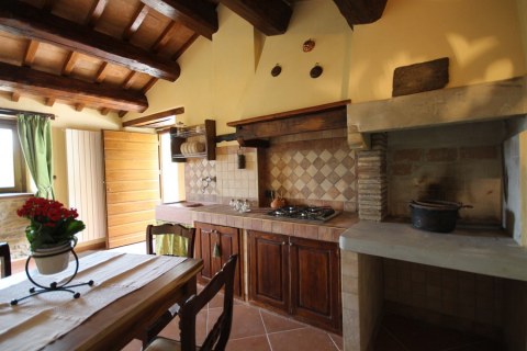 Kitchen and sitting room