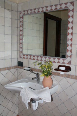 The bathroom