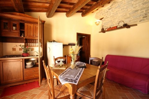 Kitchen and sitting room