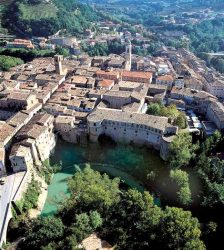 Vista aerea di Urbania